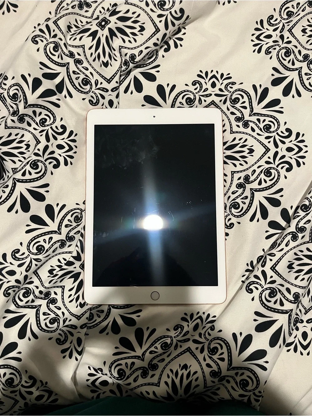 Apple iPad in White with Rose Gold Trim